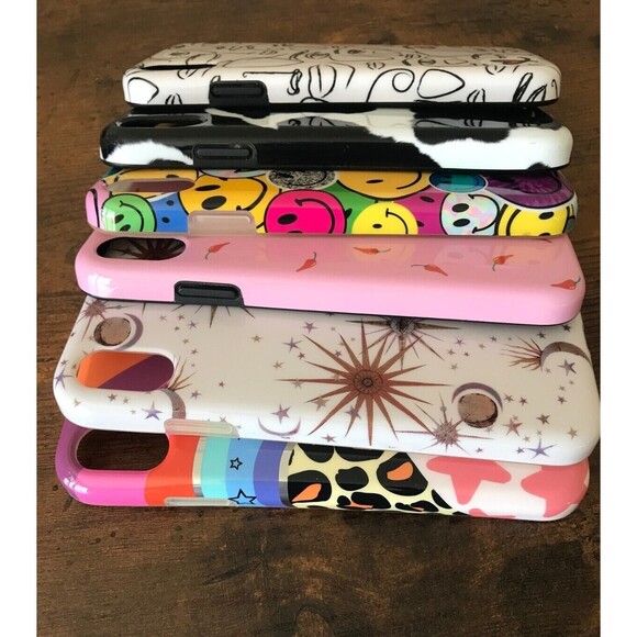 LOT OF 6 - iPhone  Casely Protective Cases Multi Color - Picture 4 of 4